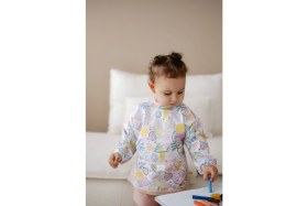Resim Oh la la Koala For Little Ones Meyveler Uzun Kollu Sıvı Geçirmez Aktivite Önlük (6-36 Ay) 
