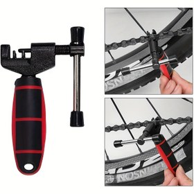 Resim Velosiped Zincir Pimi Çıkarıcı Bisiklet Bağlantı Kırıcı Bölücü MTB Döngü Tamir Aracı Bisiklet Zincirler Çıkarma Kesici Cihaz Onarım Kaldırma, Noel için En İyi, Şükran Günü İçin Mükemmel 