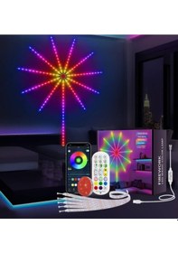 Resim Rgb Firework Led Duvar Lambası 