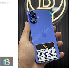 Resim Apple iPhone 16 İkinci El TR | 256 GB | Laciverttaş 