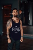 Resim Freeyez I M Fıne Gym Fitness Tank Top Sporcu Atleti 