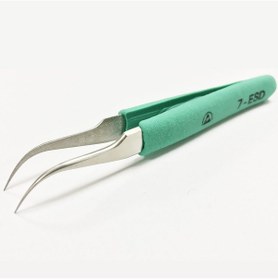 Resim Weber Nt1047 Esd İzoelli Çok İnce Eğri Uçlu Cımbız 110 MM 