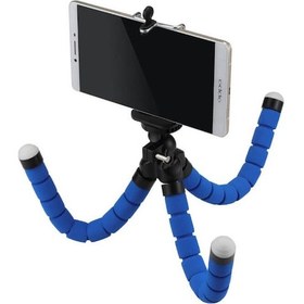 Resim Wozlo 3 Ayaklı Gorilla Ahtapot Kamera Cep Telefonu Tripod Mavi 