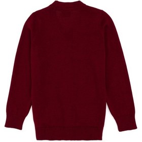 Resim U.s. Polo Assn. Erkek Çocuk Bordo Hırka Triko 50295571-vr014 Bordo 