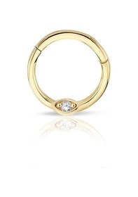 Resim Lilarote Tektaş Altın Helix Piercing 