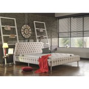 Resim Niva Baza Chester Çift Kişilik Baza Başlık Set Sandıksız Renk Krem 
