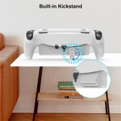 Resim Spibicyy Ps5 Portal Elde Taşınabilir Tpu Kılıf Katlanabilir Standlı Ps5 Oyun Elde Taşınabilir Darbeye Dayanıklı Çok Fonksiyonlu Koruyucu Kılıf, Beyaz (Yurt Dışından) 