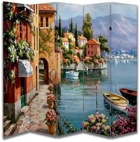 Resim Manzara Temalı Özel Tasarım Paravan Room Divider PRV1065, 180 x 180 