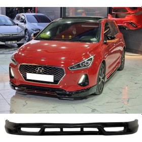Resim Hyundai İ30 Makyajlı Ön Ek Karlık Abs Plastik Mat Siyah 2017 Ve Üzeri Karlık+bodykit+ek 