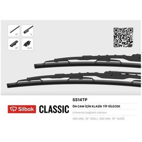 Resim Sılbak Ss14tp Sılecek Supurgesı Tellı Tıp 480mm Isuzu Npr59 Npr66 Nqr Npr71 Npr75 Nnr J9 