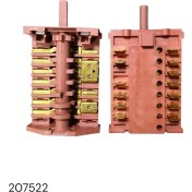 Resim İnox Rezistans Fırın Anahtarları Komitatörü 6+7 Soketli Adet 