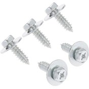 Resim Lasonstiges 20 Adet Çinko Kaplama Gümüş Metal Perçin Gövde Cıvataları İç Trim Paneli Altıgen Cıvatalar Araba Çamurluk Bağlantı Elemanları Perçinler 