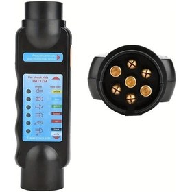 Resim Boatshop1 Avrupa Standartı Kamyon Kontrolü İçin 12v 7 Pimli Rv Bağlayıcı Test Plugu 
