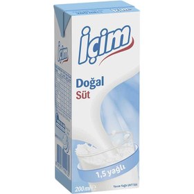 Resim İçim Yarım Yağlı Süt 200 ml 