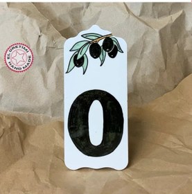 Resim Uretti - Derya 2174 - El Yapımı Çini 0 Numara Kapı Süsü - 7 X 16 Cm 1 Adet 