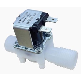 Resim ARS Robotechnicals 12V Plastik Solenoid Valf NC Elektrikli Manyetik Su Akış Vanası Kontrol Bahçe Sulama 