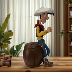 Resim 1 adet Yaratıcı Kowboy Karakter Şekilli Heykel Süsü, Kowboy Şekilli Para Bankası, Oturma Odası, TV Dolabı, Ofis Dekorasyonu için Mükemmel Seçim, İdeal Hediye ve Koleksiyon 