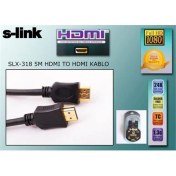 Resim S-Link Slx-318 S-Lınk 5 Metre Hdmı Kablo Altın Uçlu V1.4 3D 