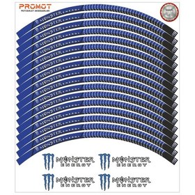 Resim Monster Tasarımlı Jant Şeridi 6 