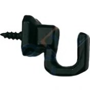 Resim Ronanna Buğz Vidalı Kanca, Askı Küçük - 15X18MM, Siyah - 1 Adet 