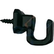 Resim Ronanna Buğz Vidalı Kanca, Askı Küçük - 15X18MM, Siyah - 1 Adet 