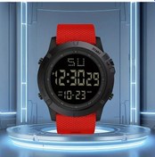 Resim Sunshine022 Kırmızı Uniseks Elektronik Spor Saati Multifonksiyonlu Gece Işıklı Şık Tasarım Diğer 