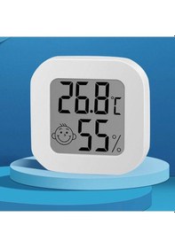 Resim Besthome1 Küçük Boyutlu Dijital Nem Sıcaklık Ölçer -10 İla 70 C Hassas , Pil Dahil 