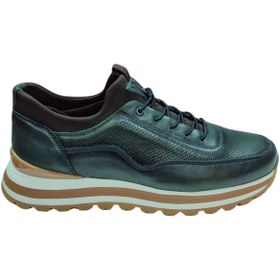 Resim Voyager M084 Mr Erkek Haki Nata Hakiki Deri Günlük Spor Ayakkabı 