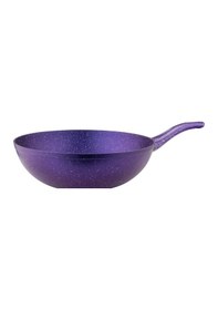 Resim 30 Cm Granit Wok Tava - Violet Violet 