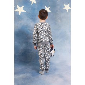 Resim Perendi Erkek Çocuk %100 Pamuk Pijama Takımı 