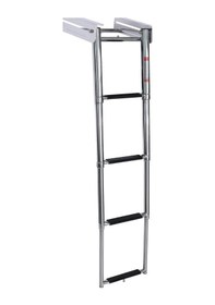 Resim Erol Teleskopik Merdiven 4 Basamaklı Platform Altı Kızaklı 254x1150 mm 