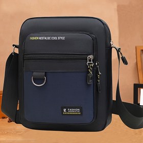 Resim Unisex Oxford Kumaş Çapraz Çanta - Ayarlanabilir Askı, Çoklu Bölümler, Günlük Kullanım İçin Rahat Stil, Siyah, Rahat Aksesuar | Minimalist Tasarım | Oxford Kumaş Çanta 