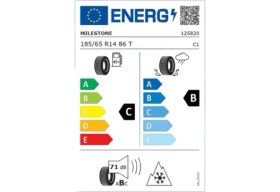 Resim Milestone 185/65 R14 TL 86T Carmıle Wınter Kış Lastiği 2025 
