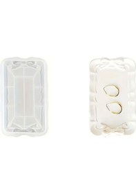 Resim Silikon Avrupa Dantel Fiyonk Tasarımlı Silikon Kalıp Büyük Boy 20x11.3 Cm 