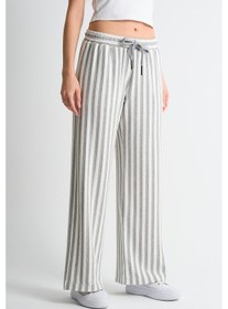 Resim Alexandergardı Çizgili Eşofman Altı Açık Gri 