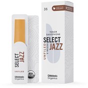 Resim Daddario Woodwinds Organic Select Jazz Unfiled Tenor Saksafon Kamışı No:3 Soft 