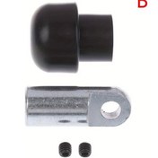 Resim Gaojunshop01 B Paslanmaz Çelik Gym Makarası Kablo Bağlantı Terminali Siyah Ev Spor Ekipmanı 