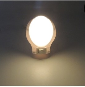 Resim Ufo Led Gece Lambası 0,5W Tasarruflu Işıklı Fişli Düğmeli Gün Işı Çok Renkli 