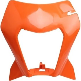 Resim Xuweiwei Orange Profesmotor Enduro Motorcycle Headlight Plast Mask Exc Sıx Days 690 R 2012 2021 Smc R Dayanıklı Pp Materyal 