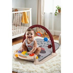 Resim Babycim Piyanolu Oyun Halısı 60 x 75 x 45 cm Bej Renkli 0 - 24 Ay Arası Çocuklar İçin 
