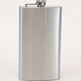 Resim Parlak Paslanmaz Çelik Şişe: Baba Günü, Noel, Münih Bira Festivali, Şükran Günü ve Halloween için Mükemmel - 17,7cm/7,04in Yüksek, 9,3cm/3,66in Çap, 336ml/12oz Kapasite 