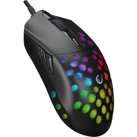 Resim Rampage SMX-R66 Rocket Ultra Hafif Siyah Rgb Ledli 12000DPI Gaming Oyuncu Mouse 