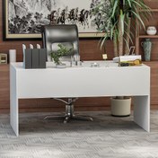 Resim Givayo Raven Ofis Çalışma Masası Beyaz 