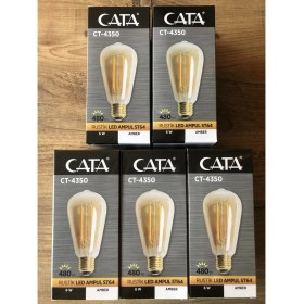 Resim Cata 6 W Rustik Amber LED Ampul 5'li 