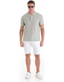 Resim Hatemoğlu Gri Regular Fit Düz Merserize Polo Yaka 100% Pamuk Tişört 35362024c021 007 Gri 