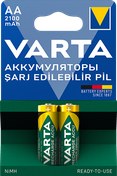 Resim Şarjlı Pil 56706101412/ 2 AA 2100 mAh R2U Pil Varta