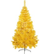 Resim Waldern Premium Luxury Series 180 cm 620 Dal Yılbaşı Çam Ağacı Simli Gold 