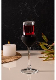 Resim Mest 6 Adet Ayaklı Siyah Mat Kahve Yanı Su Bardağı Seti 95cc Siyah Mat 