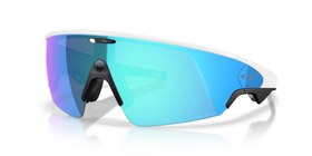 Resim Oakley Meta Vanguard OW8001-06 White Prizm Sapphire AI Spor Güneş Gözlüğü 