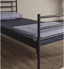 Resim ARGİMO Ranza Linda Telli Genç Çocuk Yatak Odası Metal Ranza (90 x 200) 